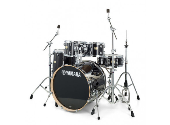 Stage Custom Birch Raven Black com Hardware 22'' Stage Custom Birch Raven Black com Hardware 22''